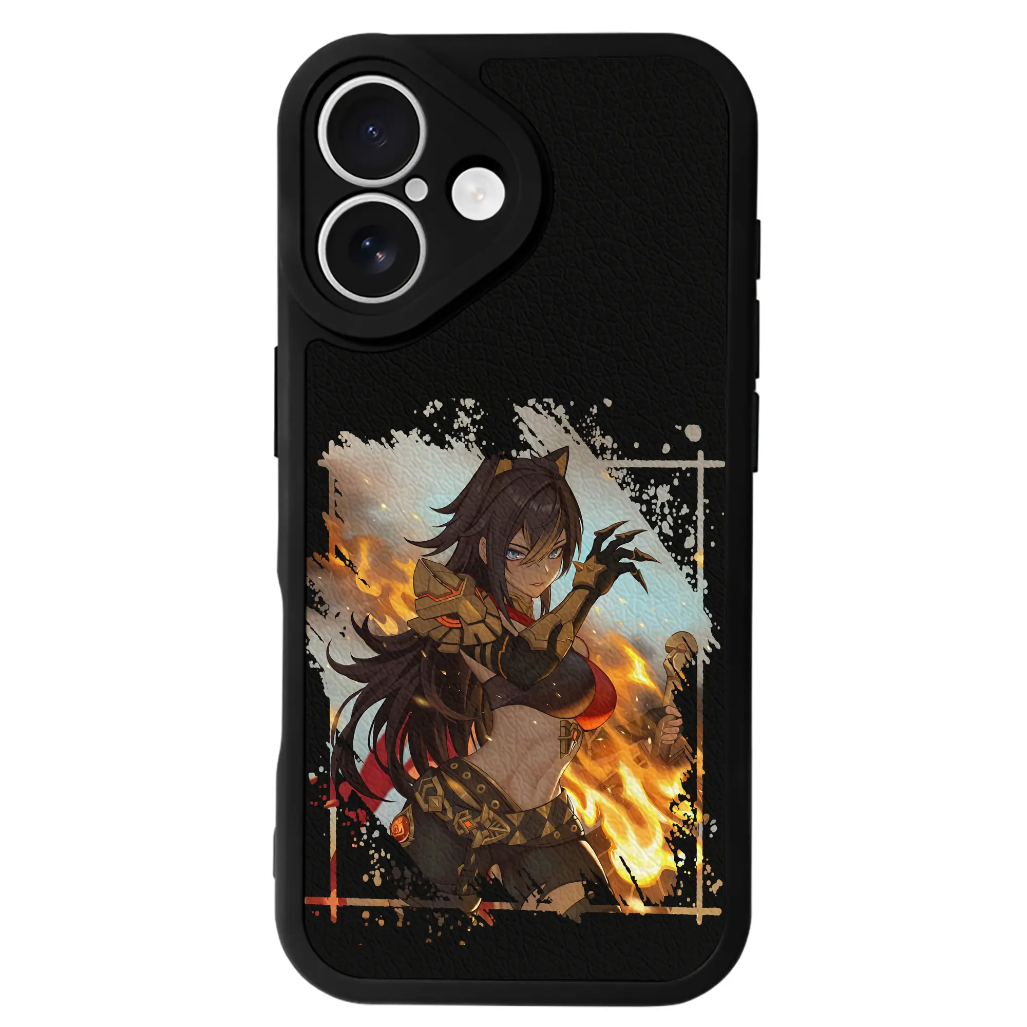 原 神 グッズ ディシア - IPhone 16シリーズ対応 ・ シリコンスマホケース ・ レザー調 ・ 高精度フィット ・ 耐衝撃 ・ ワイヤレス充電対応 ・ 精密カット